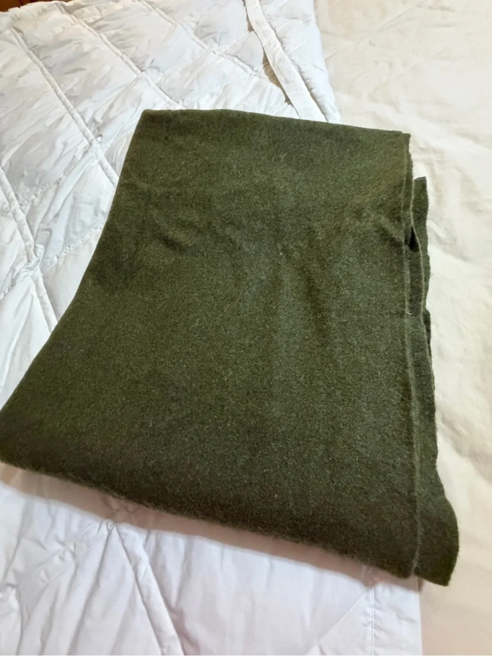 Like new Vintage US Wool Bed Blanket Military Issue No Flaws
